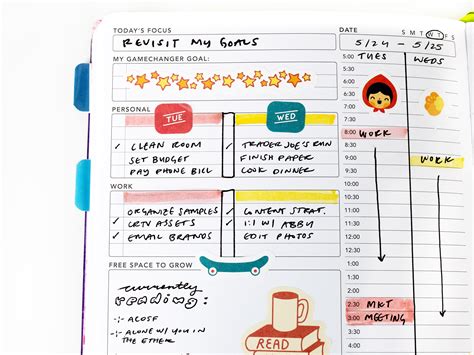 daily passion planner examples